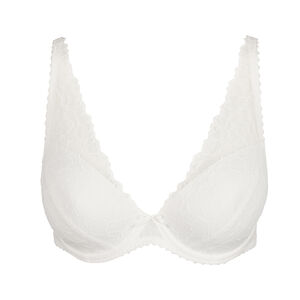 Half padded plunge bra