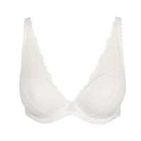 Half padded plunge bra