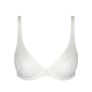 Half padded plunge bra