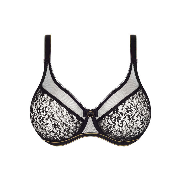 Seamless underwired full support bra