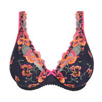 Half padded Plunge bra