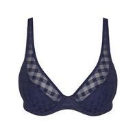 Half padded plunge bra