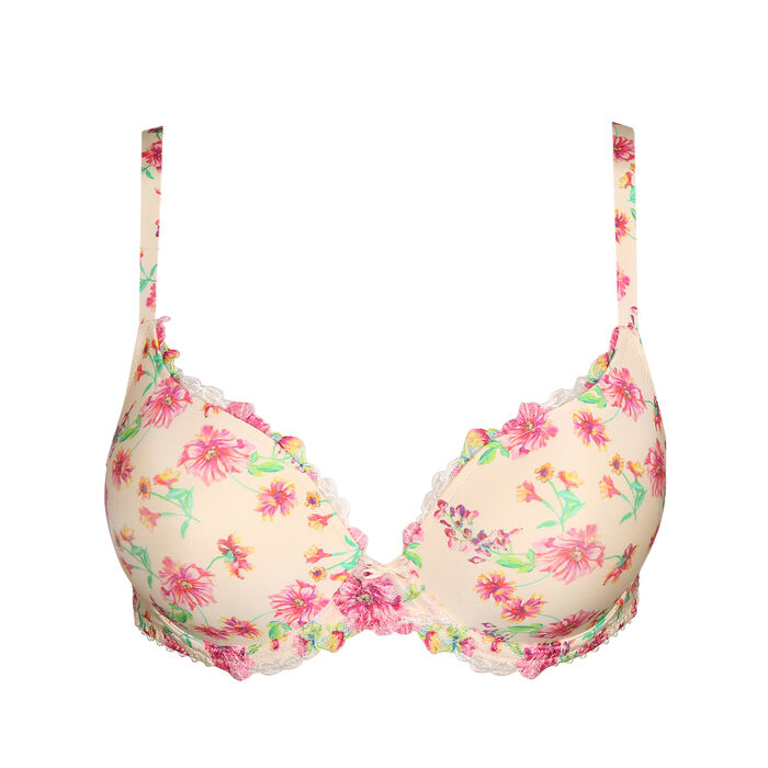 Padded bra - Heart shape Chen Marie Jo couleur Pearled ivory tailles 85 90  95 100 105 bonnets A B C