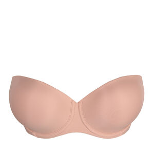 Padded bra - Strapless Figuras Prima Donna couleur Powder rose