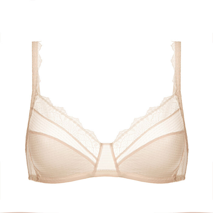 Soutien-gorge sans armatures structuré