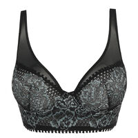 Deep plunge triangle bra