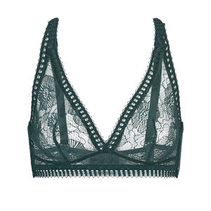 Wireless triangle bra