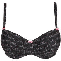 Soutien-gorge balconnet rembourr&eacute;