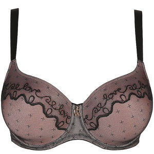 Padded bra heart shape