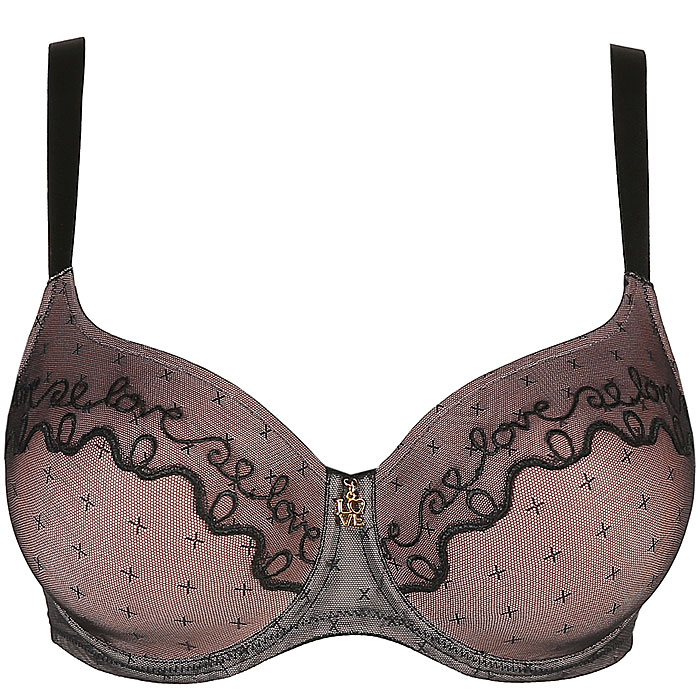Padded bra heart shape