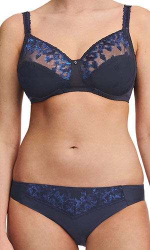 Full cup wire bra Bold Curve Chantelle couleur Ivoire Multico