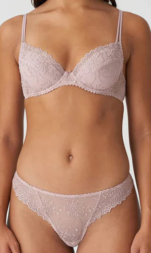 Marie Jo Jane Padded Balcony Bra in Boudoir Cream B To F Cup