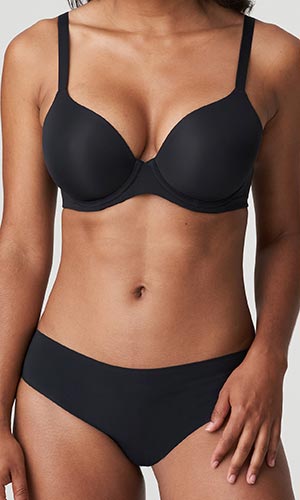 PrimaDonna Figuras Charcoal Padded Bra Heartshape