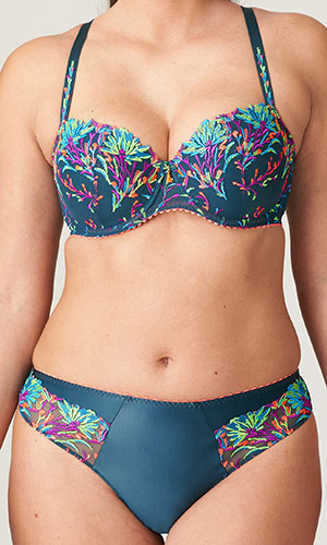 PrimaDonna Las Salinas Luxury Thong 0663321 - Amethyst/Empire Green – The  Halifax Bra Store