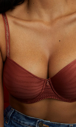 PrimaDonna Twist I Do Silky Tan Padded Bra Heartshape