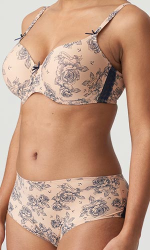 Newington collection by Prima Donna Twist delicate and feminine look with  zebra print