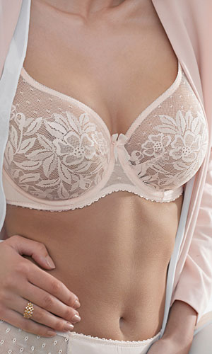 Brief Divine Prima Donna couleur Patine Vénus rose poudré Noir