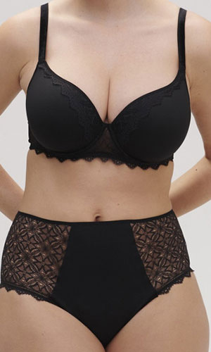 Soutien-gorge avec armatures - Noir - Escale - Simone Pérèle