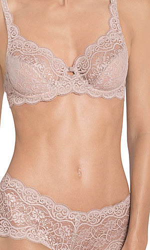 Soft bra - Amourette 300 Amourette 300 Triumph couleur Blanc Noir Poudre  tailles 85 90 95 100 105