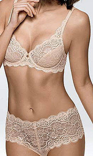 Brief - Amourette 300 Amourette 300 Triumph couleur Blanc Noir Poudre  tailles 46 42 38 40 44